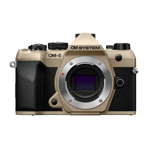 OM System OM-5 Mark II digitális fényképezőgép váz - homokbézs 04