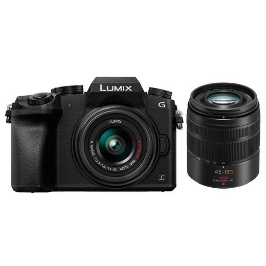 Panasonic DMC-G7 digitális fényképezőgép kit,  14-42mm és 45-150mm objektívekkel 07