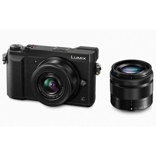 Panasonic LUMIX DMC-GX80 digitális fényképezőgép kit, 12-32mm / F3.5-F5.6 és 35-100mm F,28 objektívekkel 03