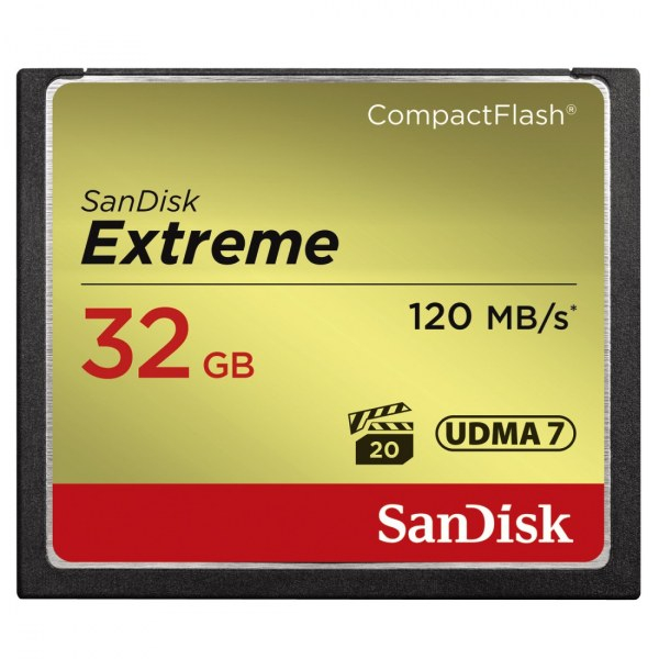 SanDisk CF Extreme 32 GB kártya 120MB/sec. 03
