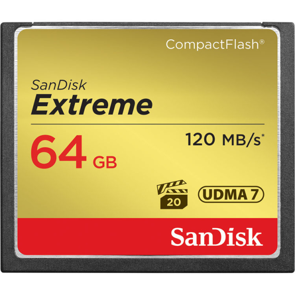 SanDisk CF Extreme 64 GB kártya 120MB/sec. 03