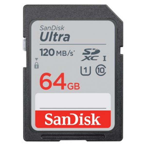 SanDisk SDXC Ultra memóriakártya 64 GB, Class 10, UHS-I, 120MB/sec. 03