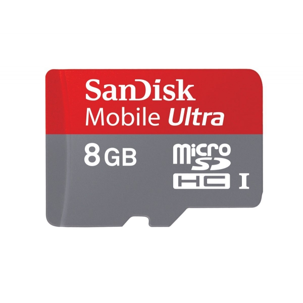 SanDisk Ultra MikroSDHC 8 GB memóriakártya és adapter 05