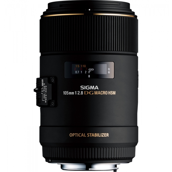 Sigma 105mm F2,8 EX DG OS HSM Makro objektív, Canon Eos fényképezőgépekhez(KÉSZLETEN) 03