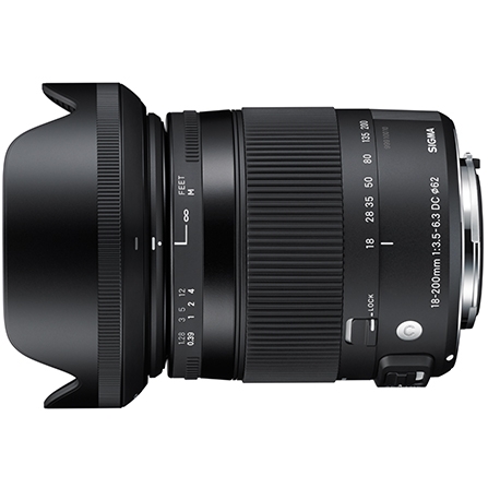 Sigma 18-200mm F3.5-6.3 DC MACRO OS HSM (C) objektív Canon EOS fényképezőgépekhez 03