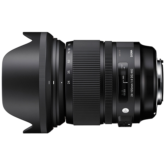 Sigma 24-105mm f4.0 DG OS HSM objektív Nikon DSLR fényképezőgépekhez 03