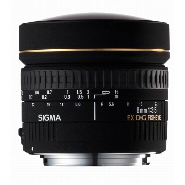 Sigma 8mm F3,5 EX DG Circular Fish-eye objektív Canon EOS fényképezőgépekhez 03