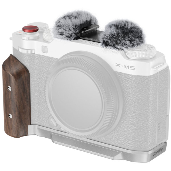 SmallRig L-Shape Mount Plate fa markolattal - Fujifilm X-M5 (ezüst) 03