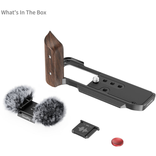 SmallRig L-Shape Mount Plate fa markolattal - Fujifilm X-M5 (fekete) 04