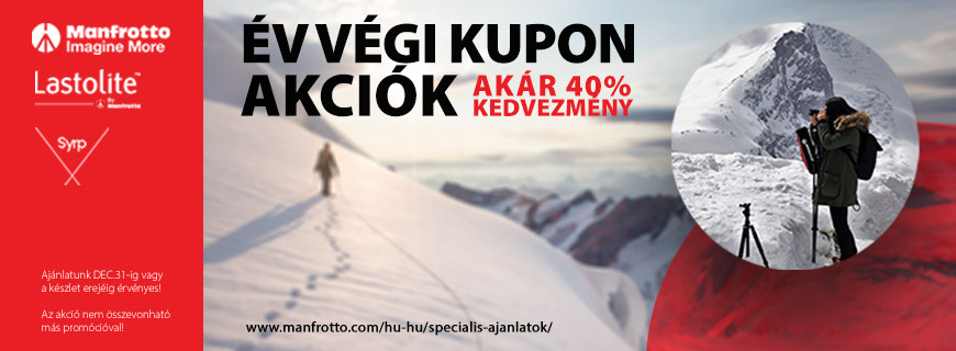 Manfrotto 2019 november akció