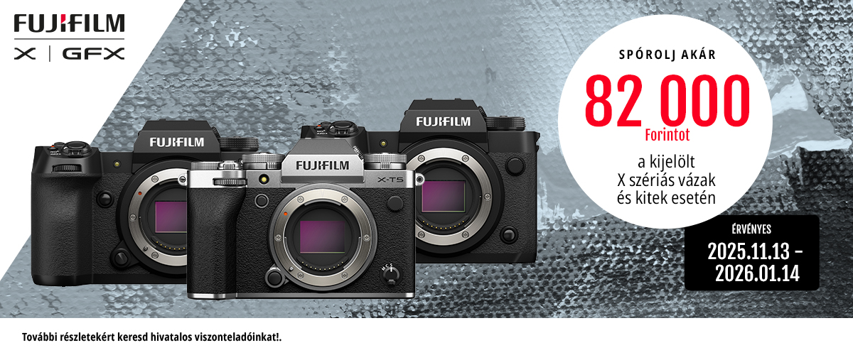 Fujifilm X - azonnali kedvezmény