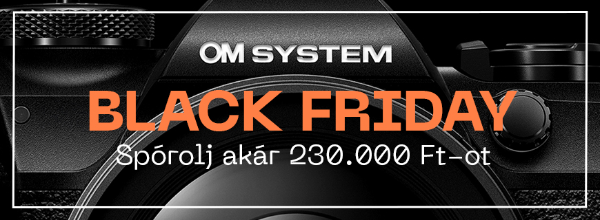 BLACK FRIDAY PÉNZVISSZATÉRÍTÉS OM-D fényképezőgépekre és M.Zuiko objektívekre