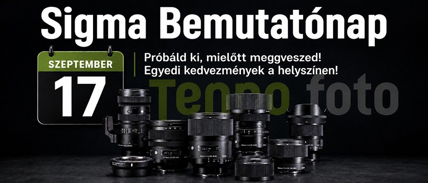 SIGMA Bemutatónap a Tenno Fotónál